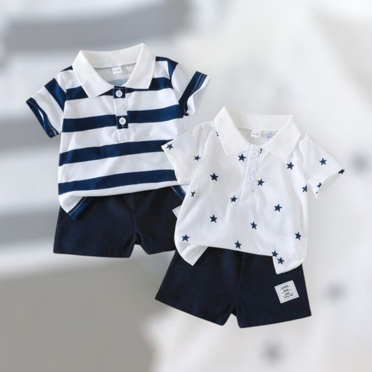 Short sleeve top and shorts